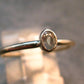 Genuine Alexandrite Gem Silver Ring From Russia - Size 8 - 1.50 Grams
