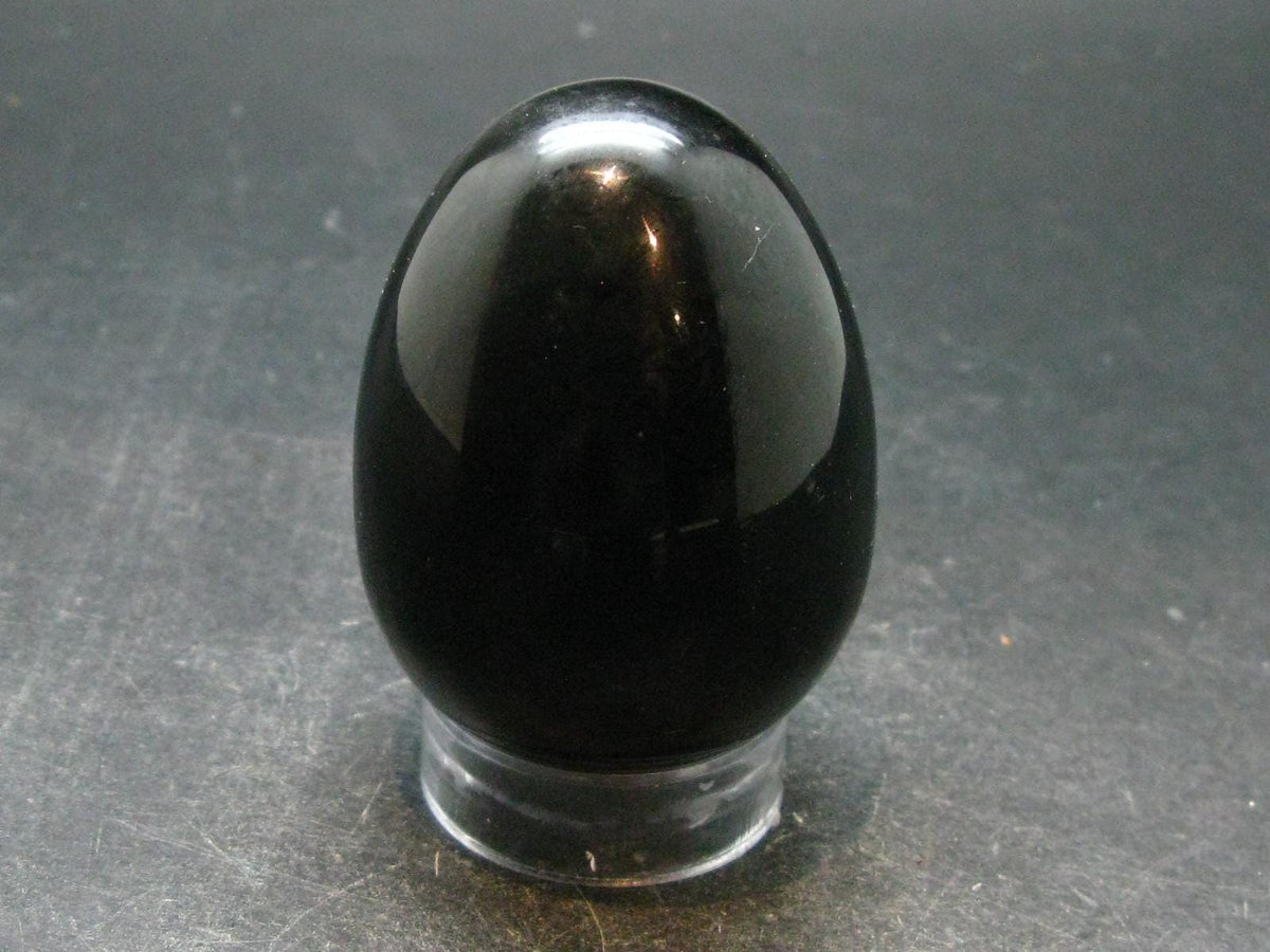 Black Obsidian Egg From Mexico - 2.3" - 140.22 Grams