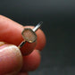 Green Herderite Silver Ring From Brazil - 1.87 Grams - Size 8