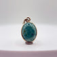 Grandidierite Pendant Blue Green Cabochon Gemstone Silver Necklace Natural Crystal Jewelry Gift