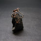 Unpolished Elite Shungite Silver Pendant from Russia - 1.5" - 5.76 Grams