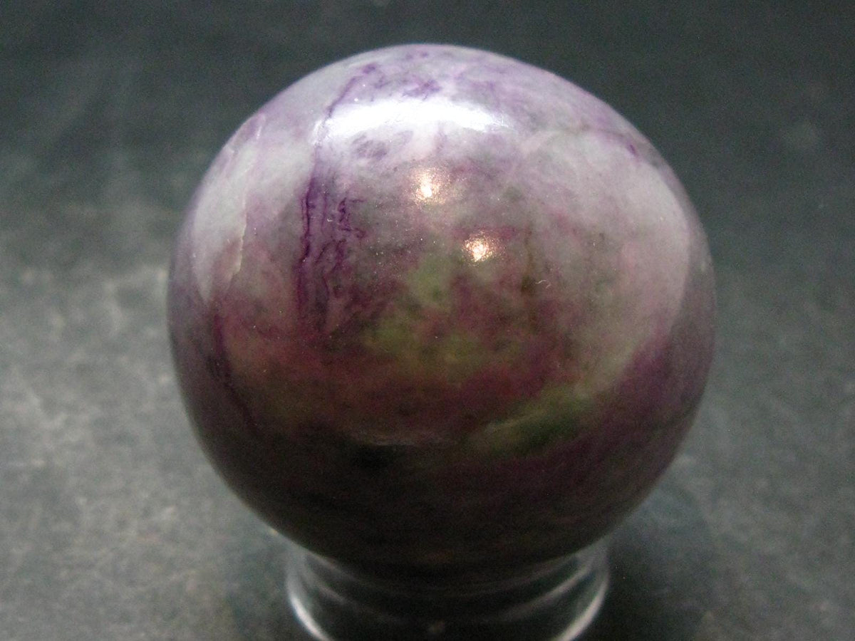 Very Rare Large Kammererite Chrome Clinochlore Sphere Ball From Turkey - 1.9" - 186.60 Grams