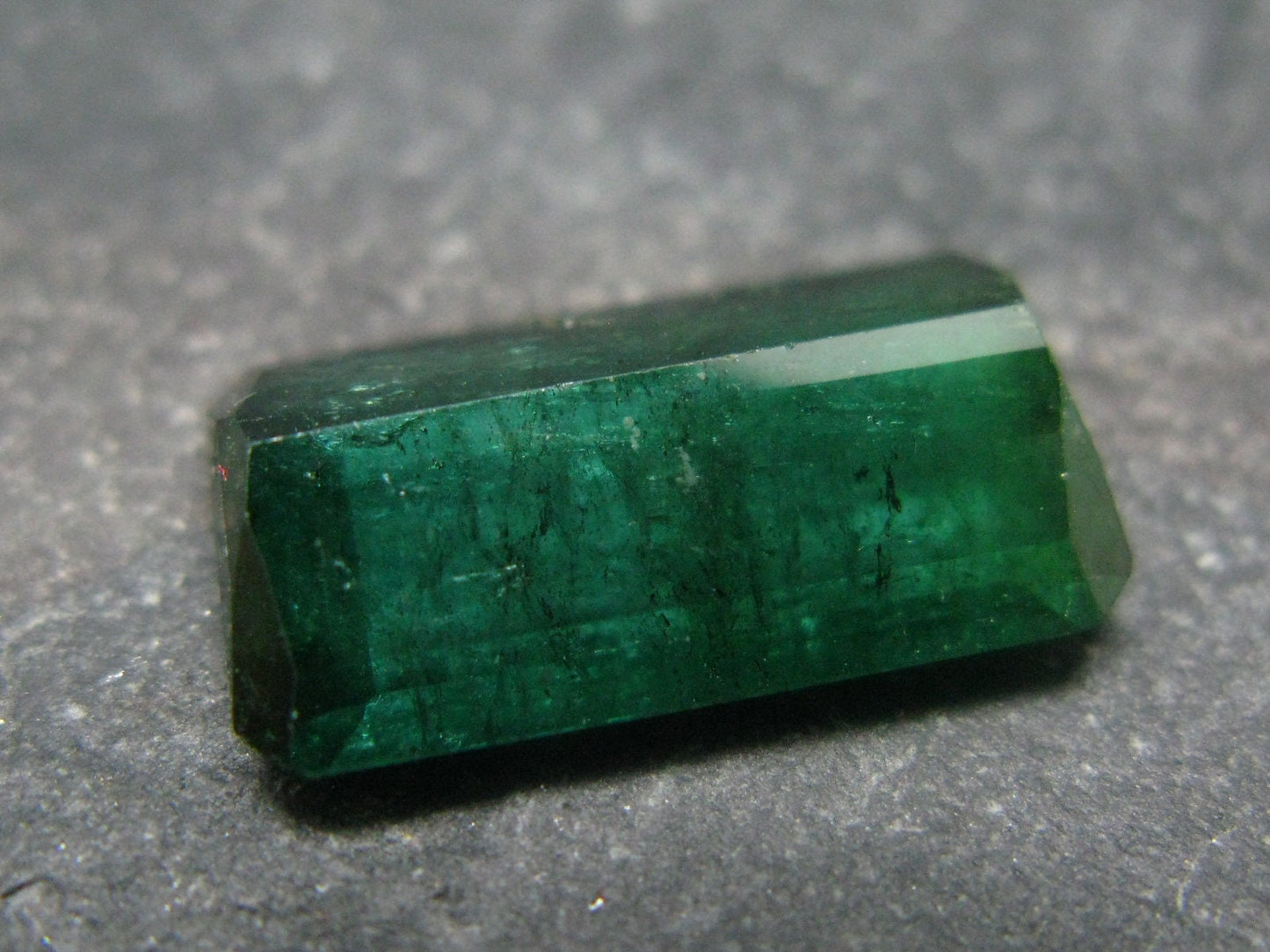 Green Tourmaline Cut Stone Gem From Brazil - 8.60 Carats - 18x11mm