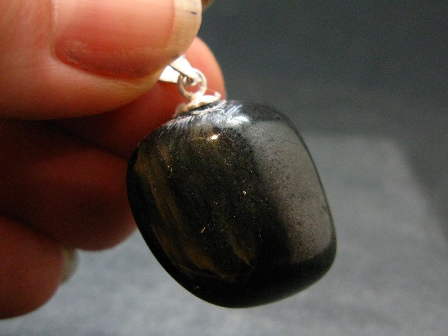 Rare ISUA Stone Silver Pendant From Greenland - 1.1" - 9.34 Grams