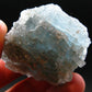 Gem Aquamarine Etched Crystal Blue Beryl From Brazil - 95.04 Grams - 2.3"