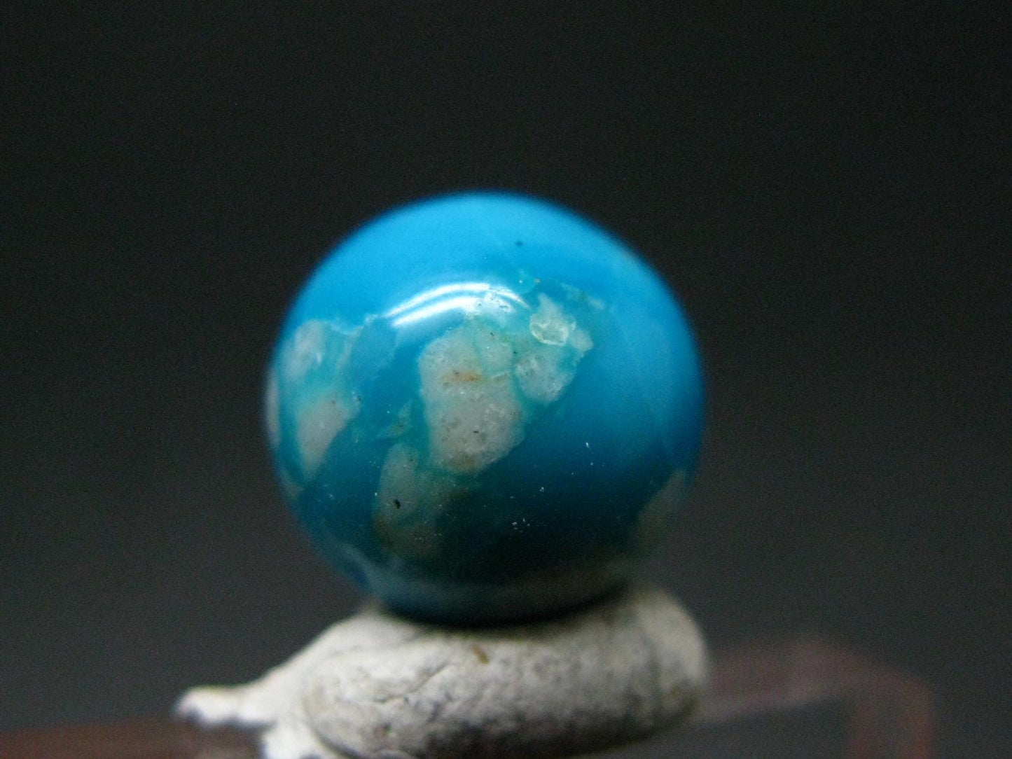 Genuine Turquoise Ball Sphere From USA - 1.1cm - 8.50 Carats