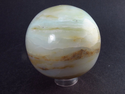 Gem Quality Blue Opal Sphere from Peru - 1.8" - 97.8 Grams