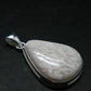 Scolecite Silver Plated Pendant From India - 1.6" - 6.87 Grams