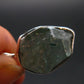 Blue Zircon Gem Crystal Silver Pendant From Cambodia - 0.9" - 3.31 Grams