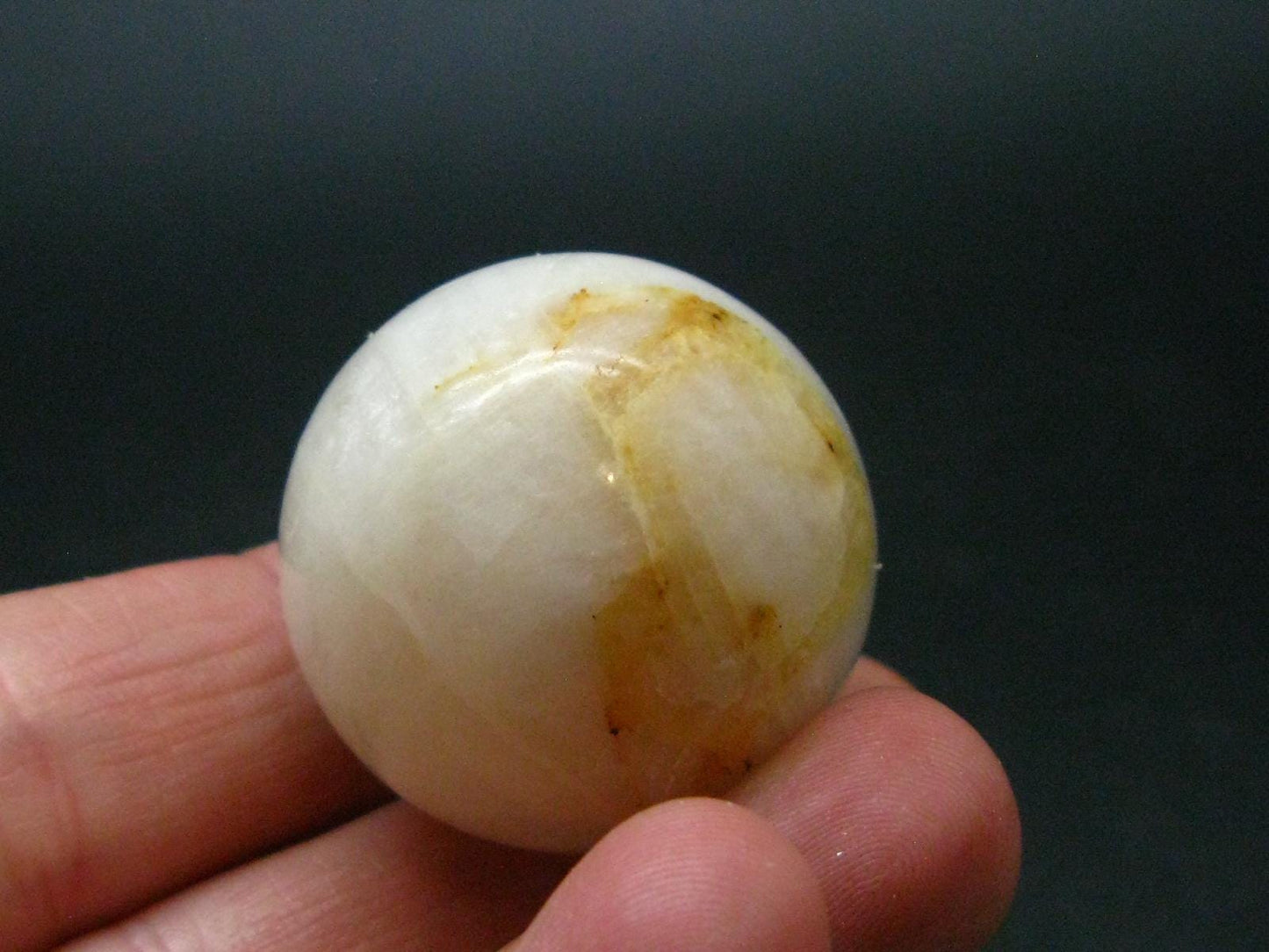 Rare Cryolite Sphere Ball From Greenland - 1.1" - 35.24 Grams