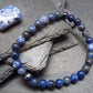Sodalite Genuine Bracelet ~ 7 Inches ~ 6mm Round Beads