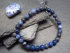 Sodalite Genuine Bracelet ~ 7 Inches ~ 6mm Round Beads
