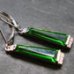 Helenite Gaia Stone Gem Sterling Silver Earrings From Washington - 7.0 Carats