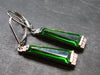 Helenite Gaia Stone Gem Sterling Silver Earrings From Washington - 7.0 Carats