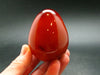 Carnelian Agate Egg From Madagascar - 2.2"