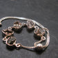 Meteorite Sterling Silver Bracelet - 9.83 Grams - Size Adjustable