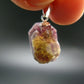 World Famous Jeffrey Mine!! Large Sparkling Vesuvianite Idocrase Crystal Silver Pendant From Canada - 0.8" - 2.93 Grams
