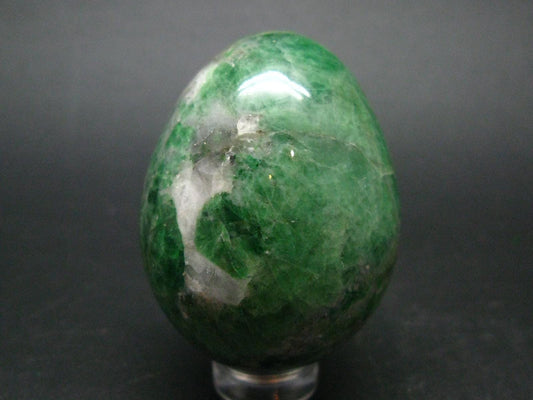 Gem Tsavorite Garnet Egg From Tanzania - 109.54 Grams - 1.9"