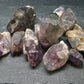 Lot Of 10 Rare Brandenberg Brandberg Amethyst Quartz Crystals From Namibia - 69.61 Grams