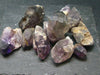 Lot Of 10 Rare Brandenberg Brandberg Amethyst Quartz Crystals From Namibia - 69.61 Grams
