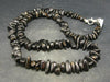 Rare Nuumite Nuummite Necklace From Greenland - 17"