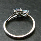 Facetted Blue Topaz Sterling Silver Ring - 1.92 Grams - Size 8