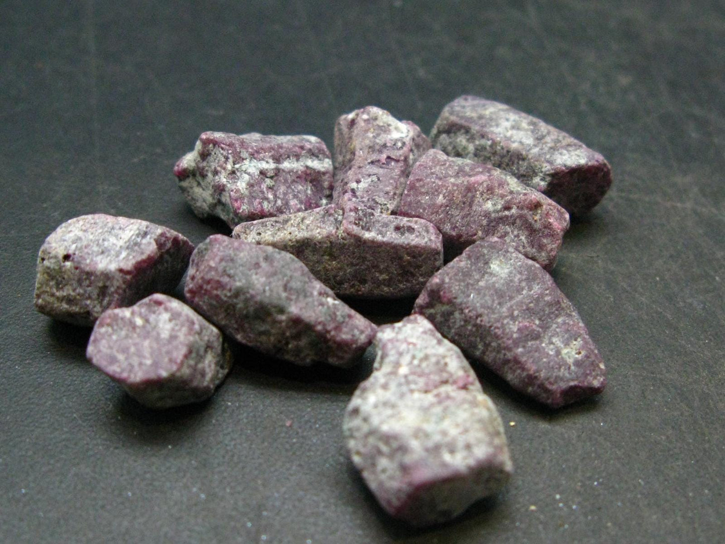Lot of 10 Ruby Crystals from Winza Tanzania - 21.0 Grams