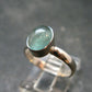 Extremely Rare Grandidierite Silver Ring From Madagascar - Size 7 - 2.37 Grams