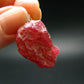 Rare Raw Rhodonite Silver Pendant From Brazil - 1.1" - 5.44 Grams
