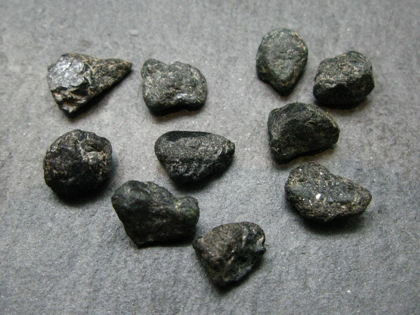 Lot of 10 Rare Alexandrite Chrysoberyl Crystals From Brazil - 41.01 Carats