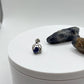 Natural Sapphire Sterling Silver Pendant | September Birthstone Necklace