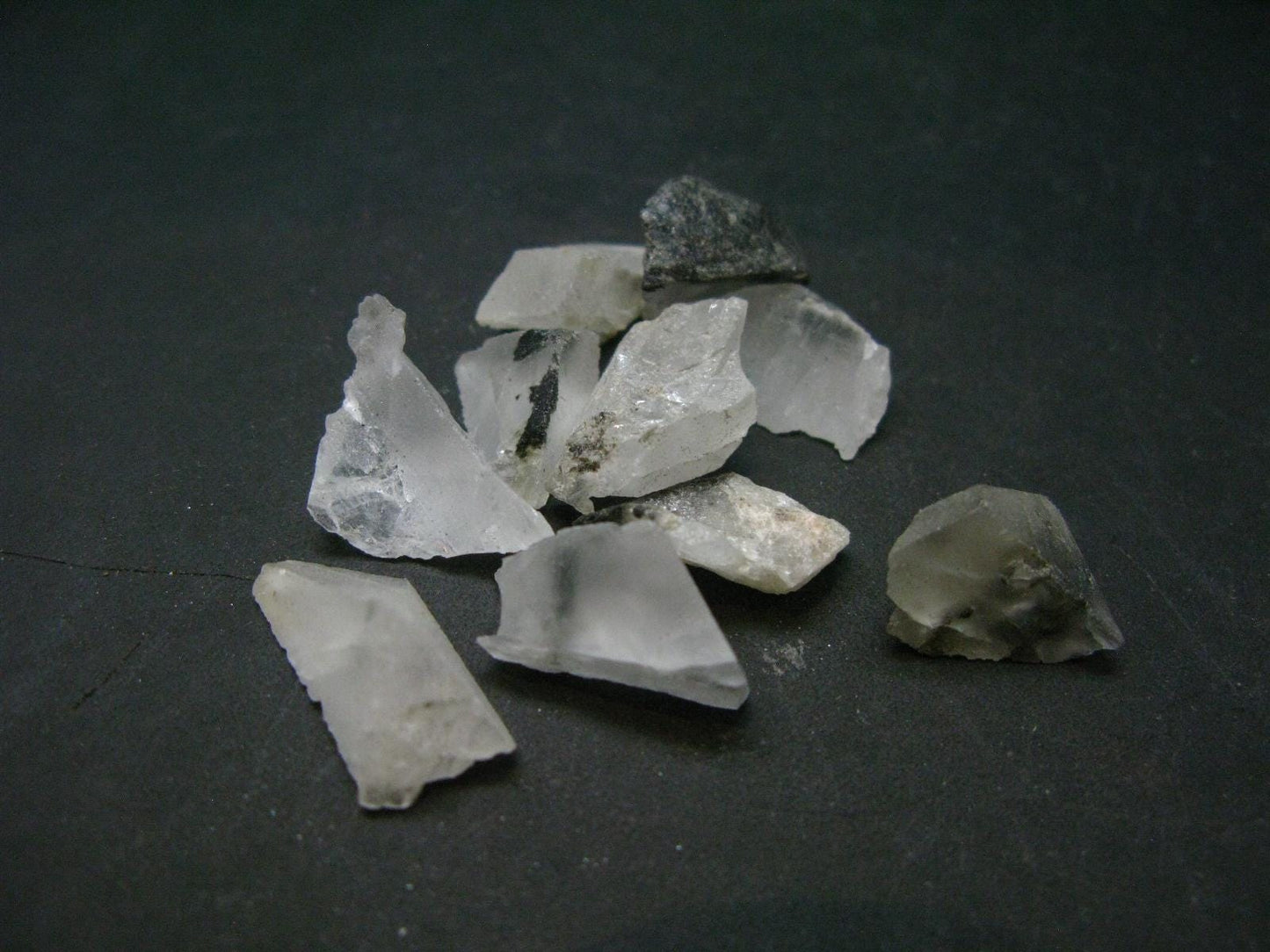 Lot of 10 Phenakite Phenacite Crystals From Brazil - 57.10 Carats