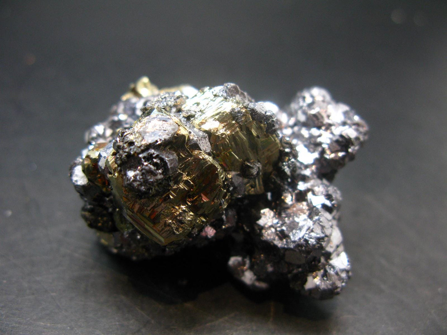 Rare Galena Sphalerite & Pyrite Cluster From Peru - 1.9" - 146.73 Grams