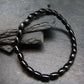 Black Tourmaline Genuine Bracelet ~ 7 Inches ~ 7mm Barrel Beads