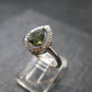 Moldavite Sterling Silver Ring From Czech Republic - Size 6 - 2.21 Grams