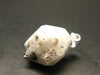 Large Perfect Analcime Silver Pendant from Canada - 0.8" - 2.92 Grams