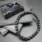 Gabbro Mystic Merlinite Genuine Bracelet ~ 7 Inches ~ 6mm Round Beads