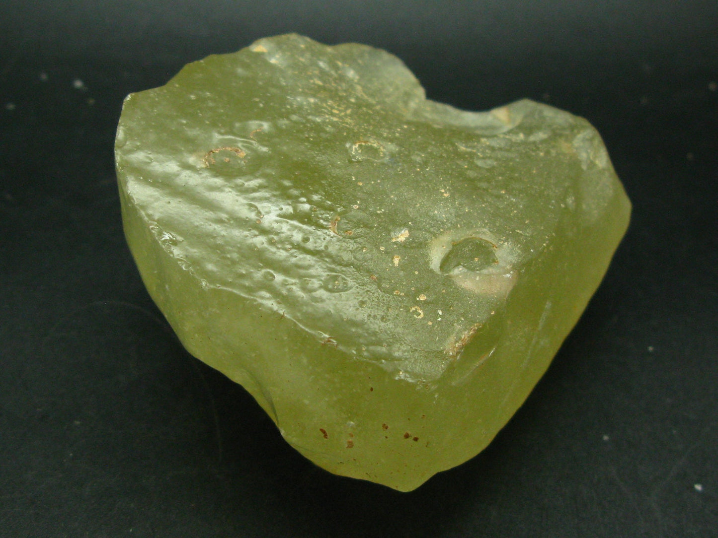 Huge Gem Libyan Tektite Glass From Libya - 440 Grams - 3.8"