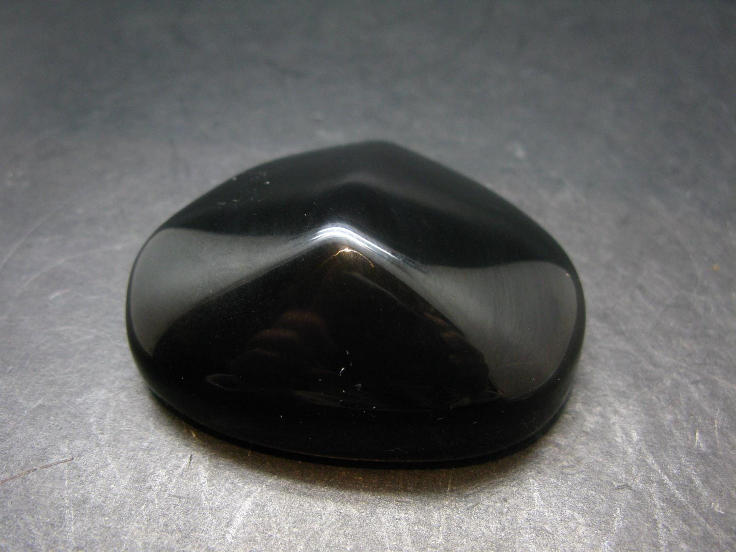 Black Obsidian Heart From Mexico - 2.0"