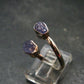 Tanzanite (Zoisite) Sterling Silver Ring - 2.66 Grams - Size 9