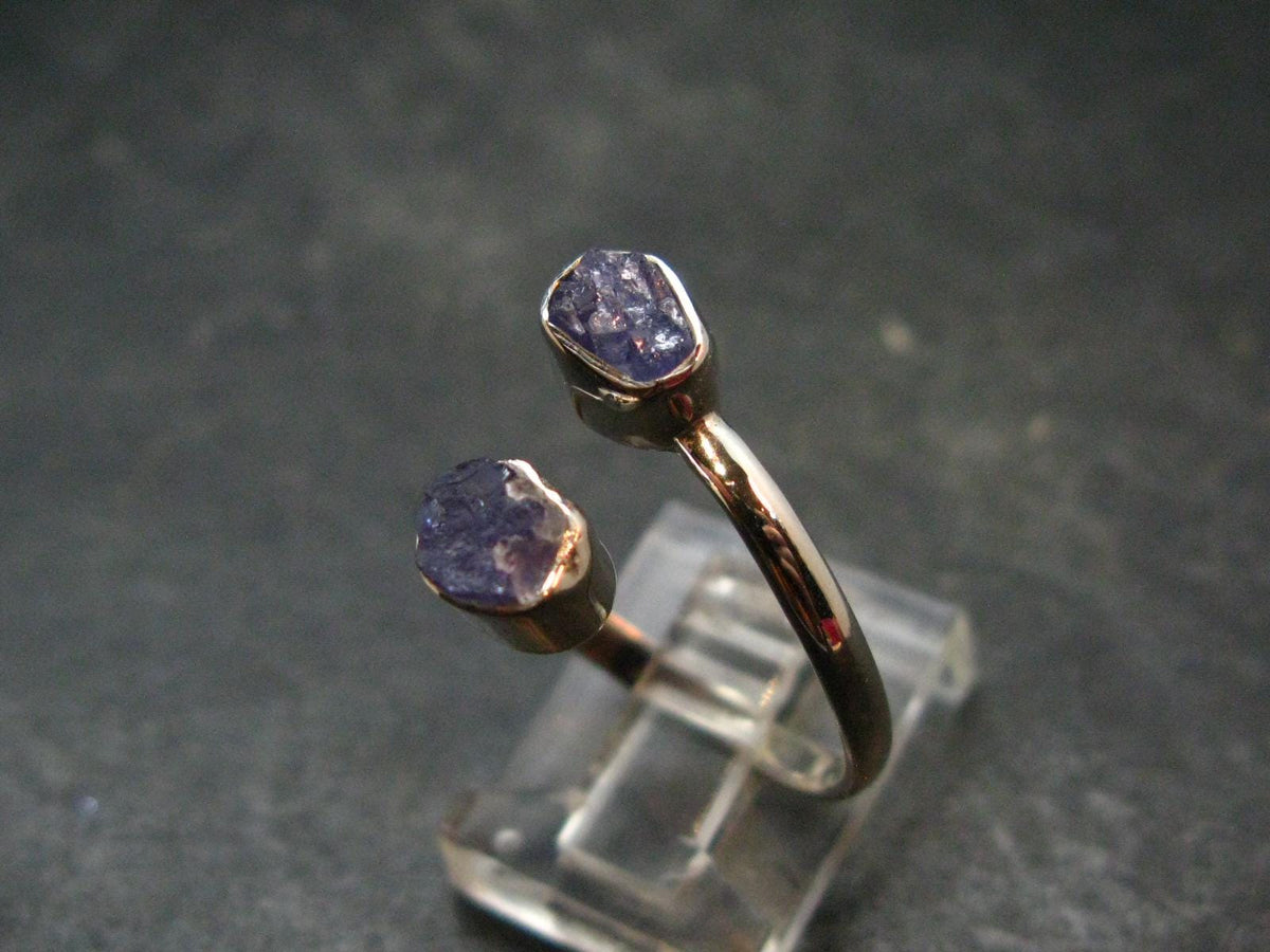 Tanzanite (Zoisite) Sterling Silver Ring - 2.66 Grams - Size 9