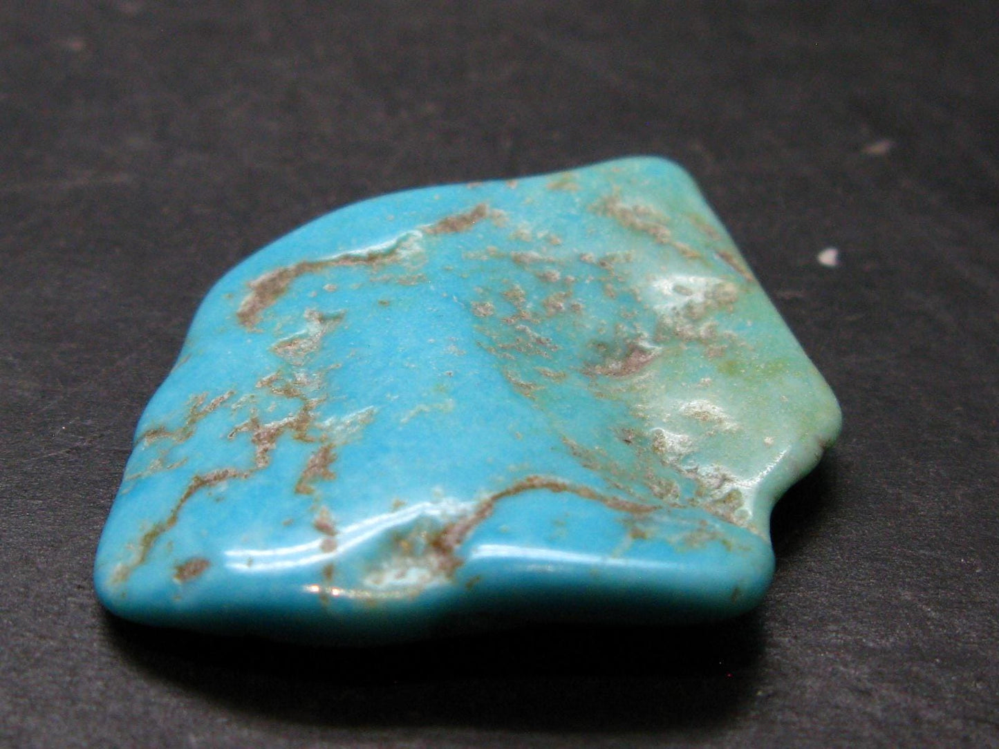 Genuine Tumbled Turquoise from Arizona, USA - 1.2" - 8.17 Grams