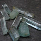 Lot of 10 Emerald Vanadium Beryl Crystals From Nigeria - 15 Carats