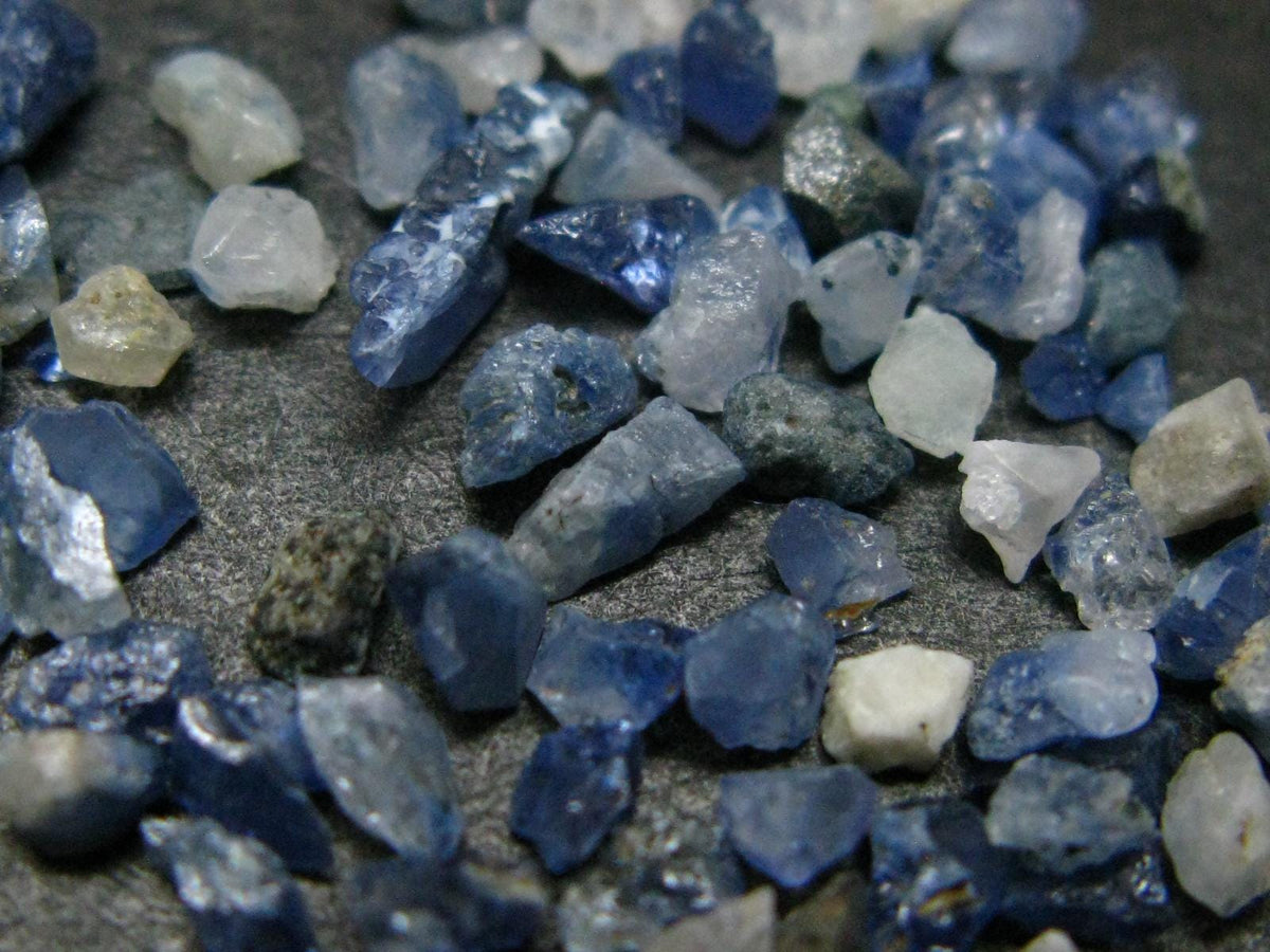 Lot of 10 Carats of Benitoite Crystals From California