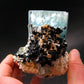 Big Aquamarine & Black Tourmaline Crystal From Erongo Namibia - 3.3"