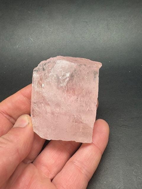 Gem Pink Morganite (Beryl) Crystal From Brazil - 2.3" - 113.1 Grams