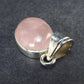 Symbol of Love and Beauty!! Natural Rose Quartz Pendant In 925 Silver From Brazil - 1.4" - 6.7 Grams