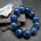 AAA Grade Blue Kyanite Genuine Bracelet ~ 7 Inches ~ 18mm Round Beads