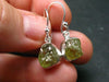 Chrysoberyl Silver Earrings From Brazil - 0.8" - 3.38 Grams