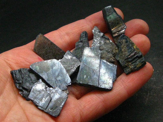 Lot of 10 Vivianite Crystals From Romania - 19.23 Grams